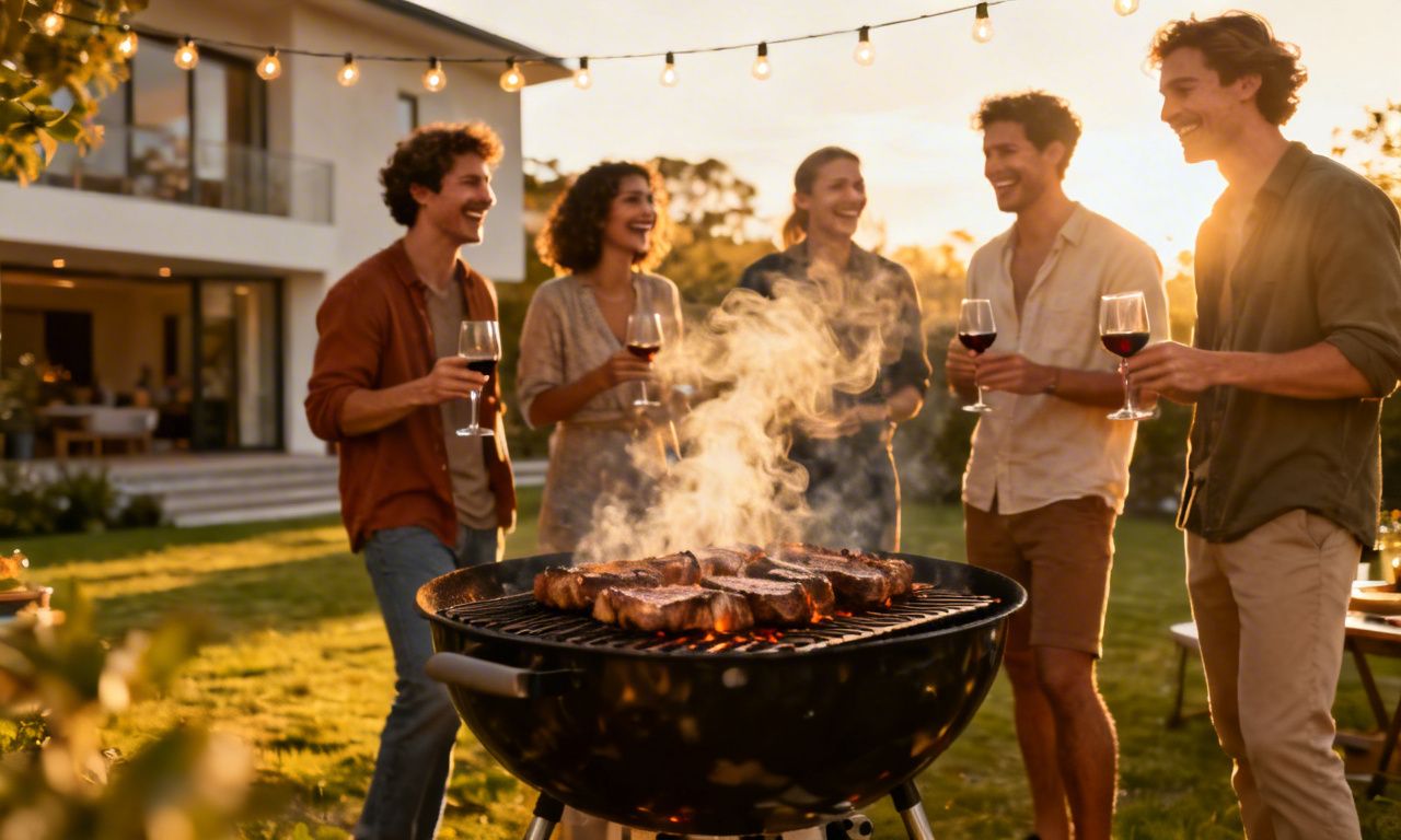 Asados con amigos, como tiene que ser